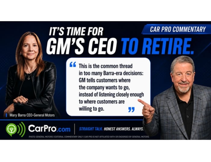 Car Pro Commentary: It’s Time For GM’s CEO To Retire