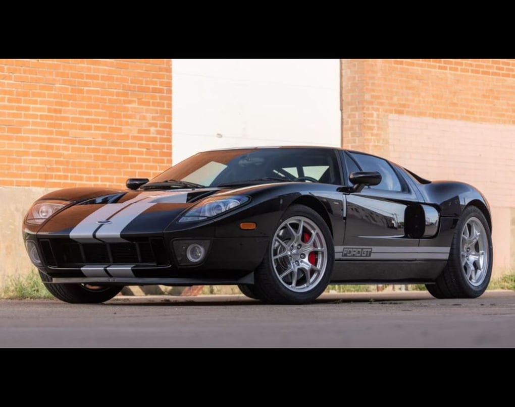 This 2006 Ford GT will cross the block during Mecum Dallas 2023.  Photo Credit: Mecum Auctions.