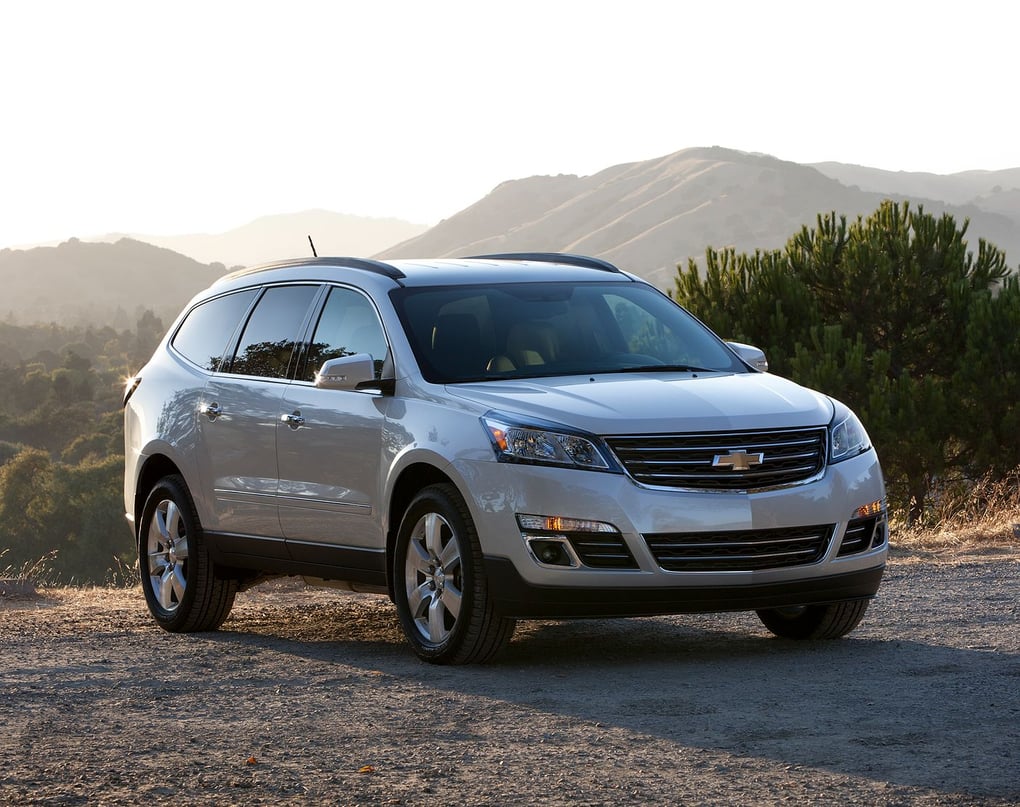 The 2014-2017 Chevrolet Traverse is part of a large GM recall over defective air bags manufactured by ARC Automotive. Photo Credit: GMC.