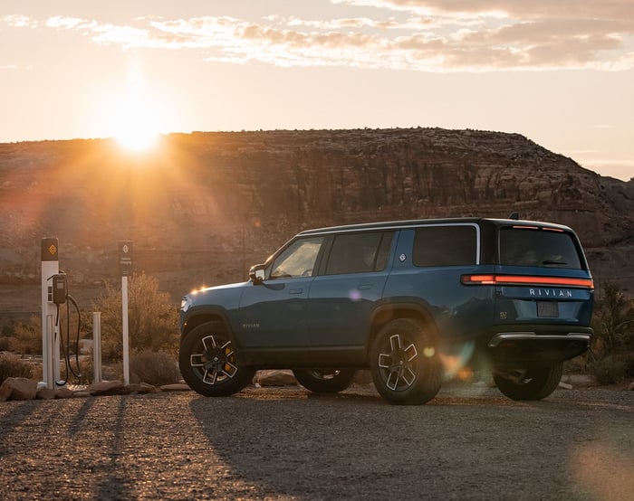 Rivian Latest Automaker To Sign Up For Tesla Charging Stations