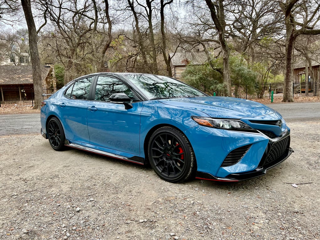 2022 Toyota Camry TRD in Calvary Blue