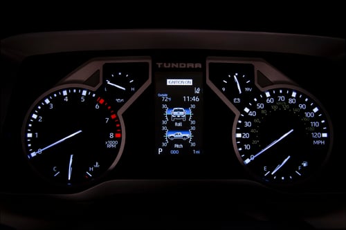 2022 toyota tundra limited display, credit: toyota
