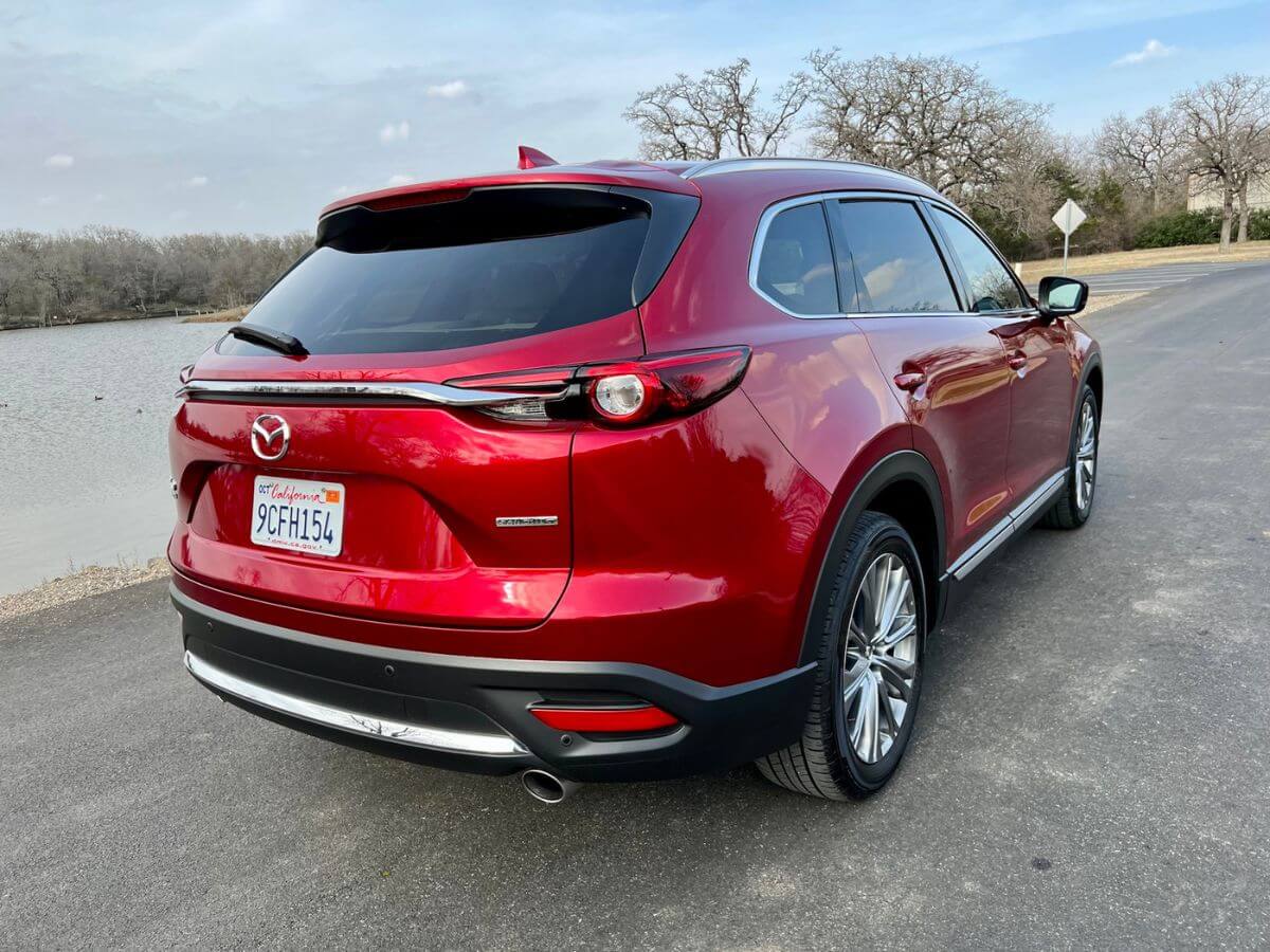2023 Mazda CX-9 Signature AWD Soul Red Metallic tailgate
