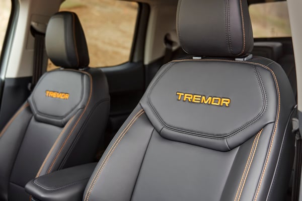 2023-Ford Maverick-Tremor-badging-seat-credit-ford