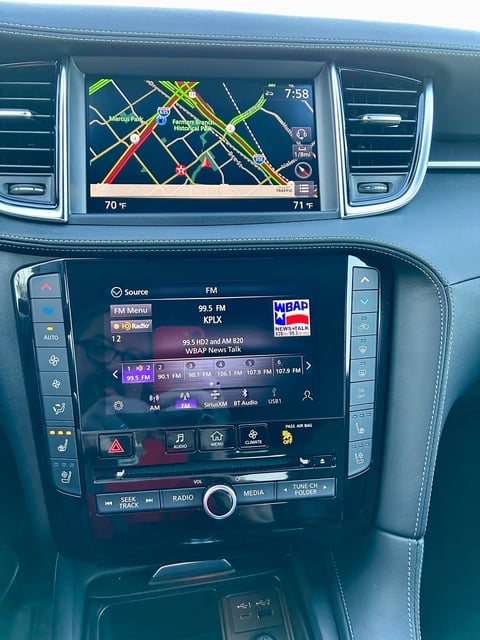 2023-INFINITI-QX55-Center-Stack-CARPRO.-1