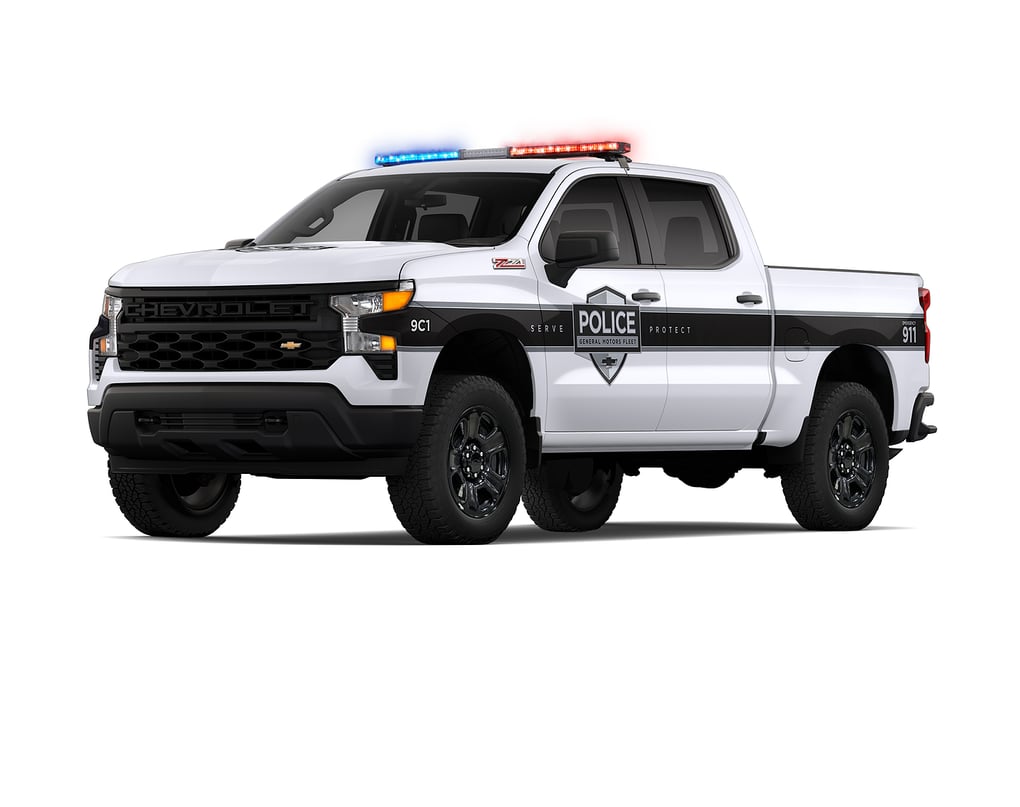 2023 Chevrolet Silverado all-electric police vehicle 