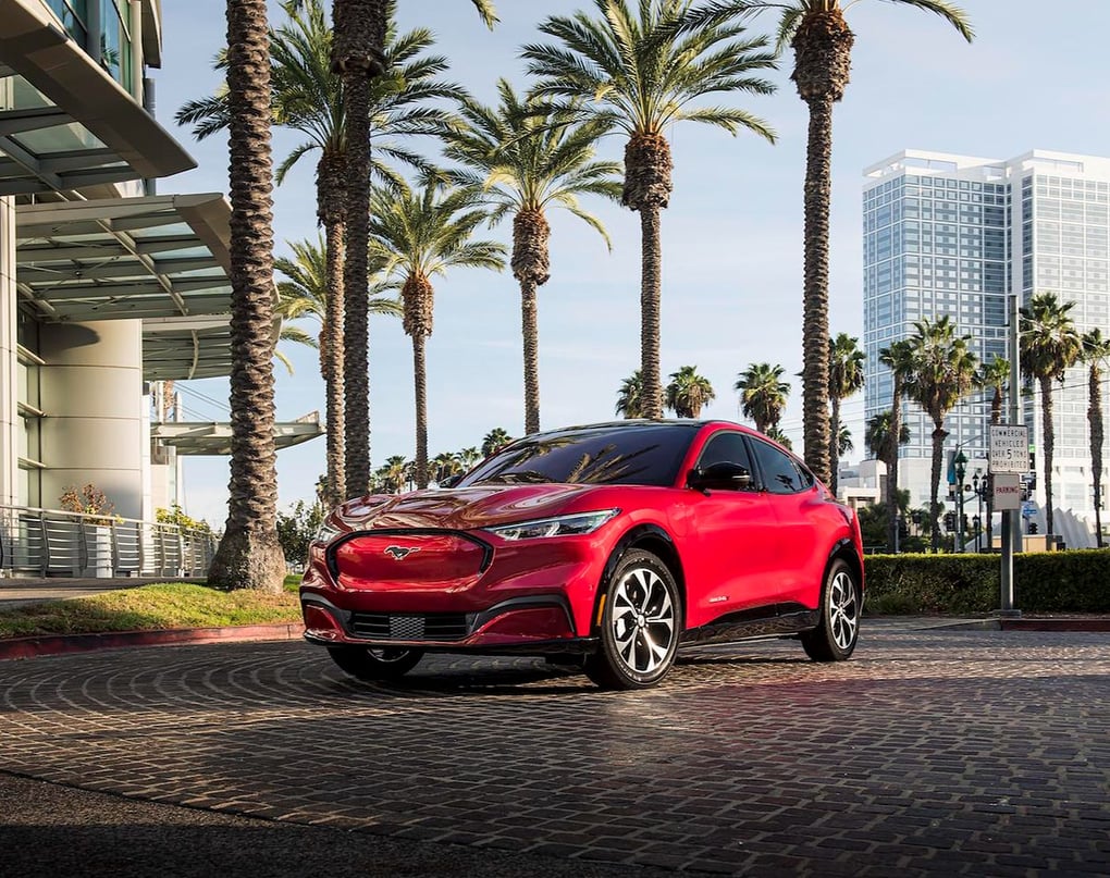 Ford Boosts 2023 Mach-E Production and Lowers Prices.  Photo Credit: Ford.