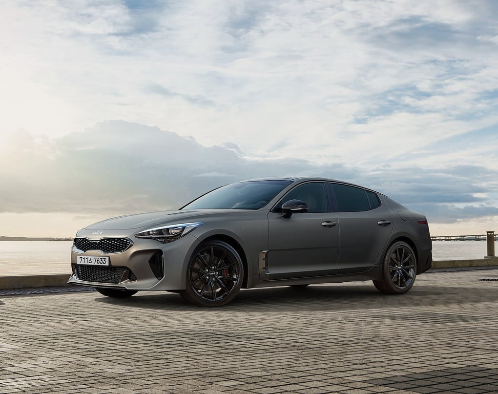 2023 Kia Stinger Tribute Edition signals the end of the road for the performance sedan. Credit: Kia.
