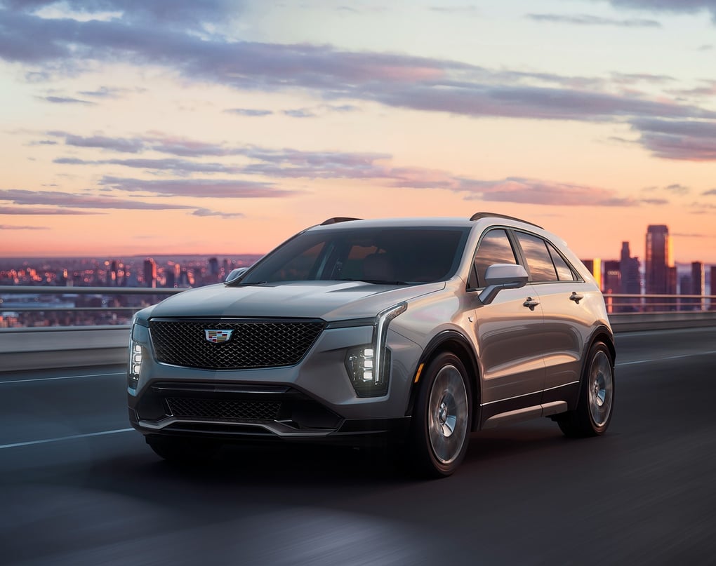 2024 Cadillac XT4 in Argent Silver Sport. Credit: Cadillac.