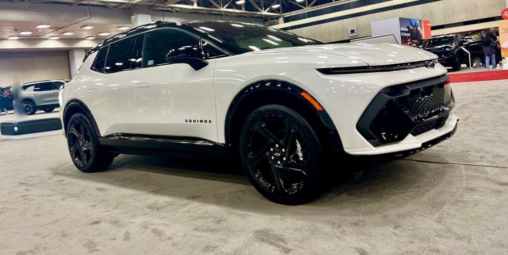 2024 Chevrolet Equinox EV 2RS on display at the 2024 North Texas Auto Show in February.  Photo: CarPro.