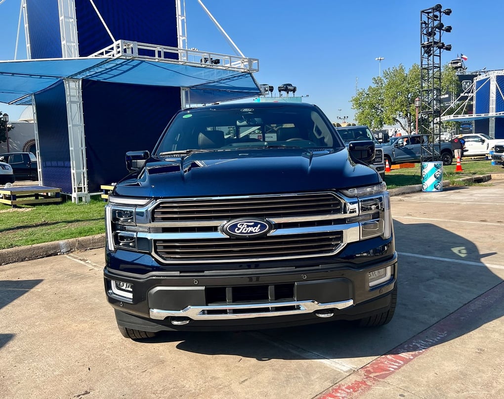 2024 Ford F-150 King Ranch at the State Fair of Texas. Photo: CarPro.