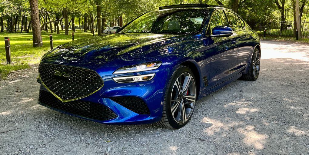 2024 Genesis G70 3.3T RWD Sport Prestige. Photo: CarPro.
