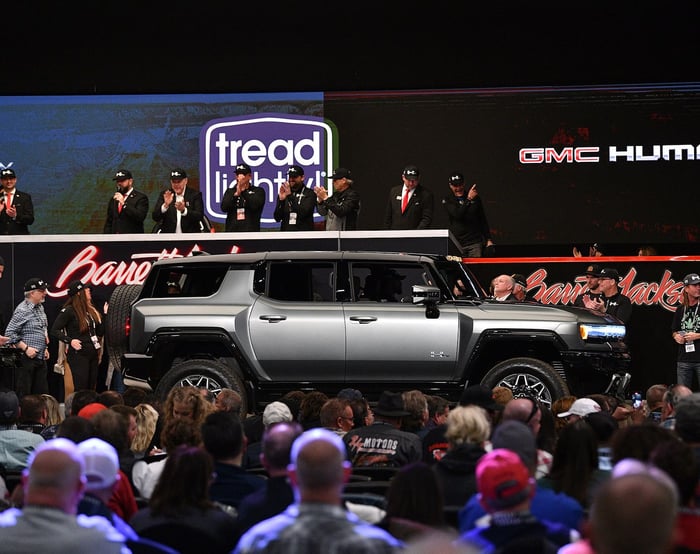 First 2024 GMC HUMMER EV Edition 1 SUV Gavels For $500,000