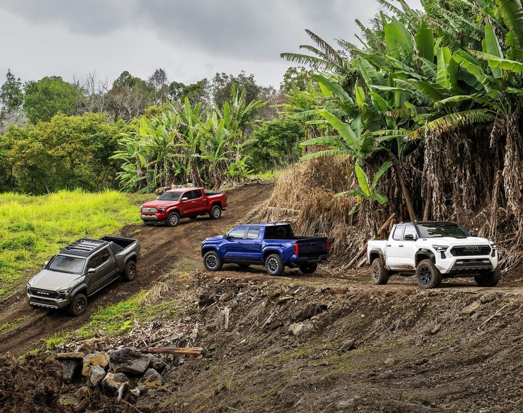 Toyota debuts the all-new fourth-generation 2024 Toyota Tacoma in Hawaii. Credit: Toyota.