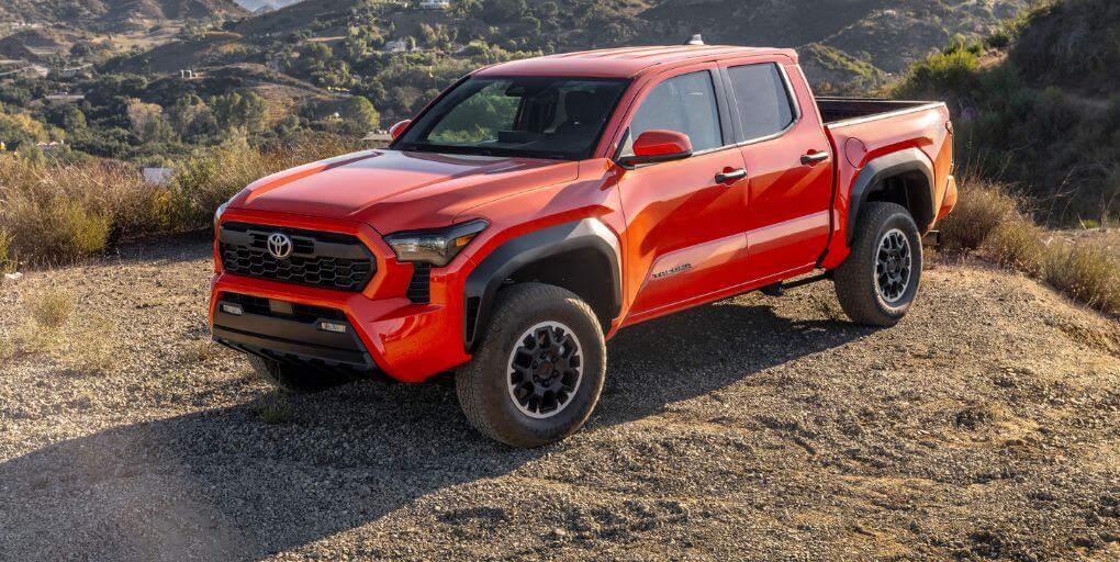 2024 Toyota Tacoma TRD Off-Road in in Solar Octane. Photo Credit: Toyota.
