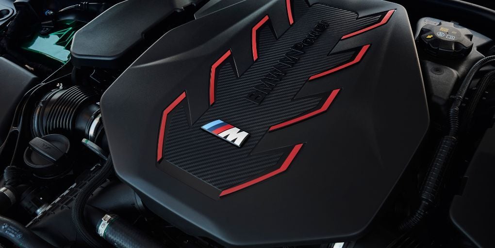 The 2025 BMW M5's New 4.4L Turbocharged V8 Plug-In Hybrid Powertrain. Credit: BMW.