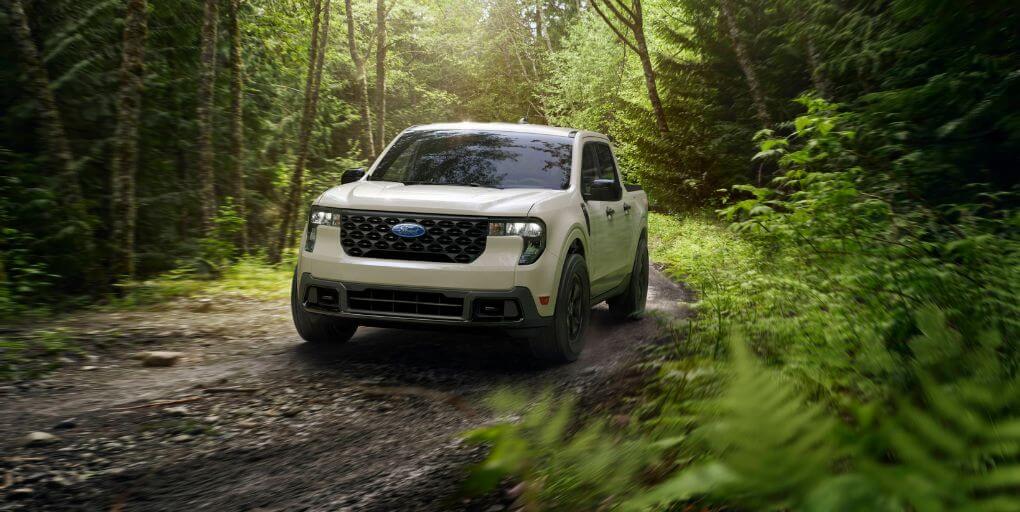 The 2025 Ford Maverick Hybrid will be available with all-wheel drive. Photo Credit: Ford.