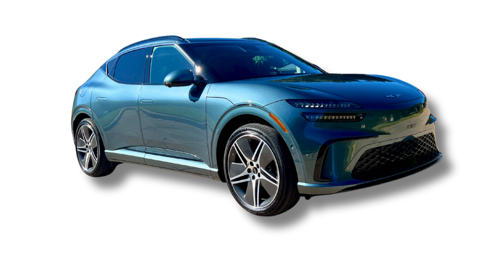 2026 Genesis GV60 Performance in Tromso Green. CarPro.