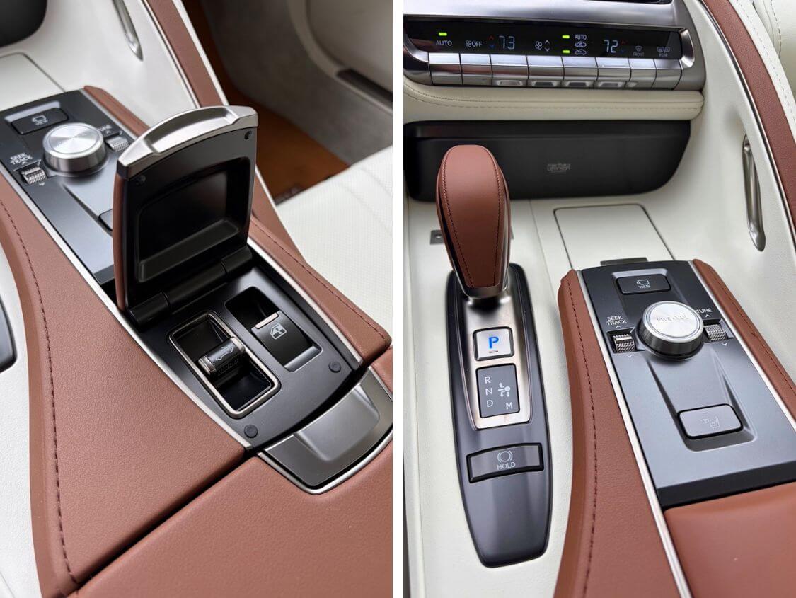 2025-lexus-LC500-Inspiration-series-console