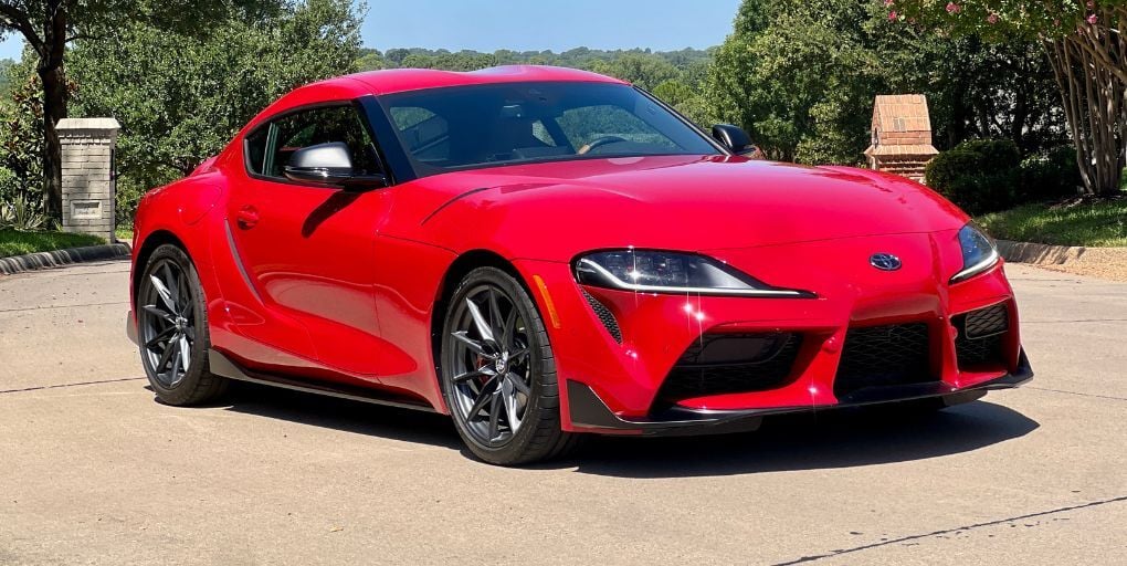 2025 Toyota GR Supra 3.0 Premium in Renaissance Red. Credit: CarPro.