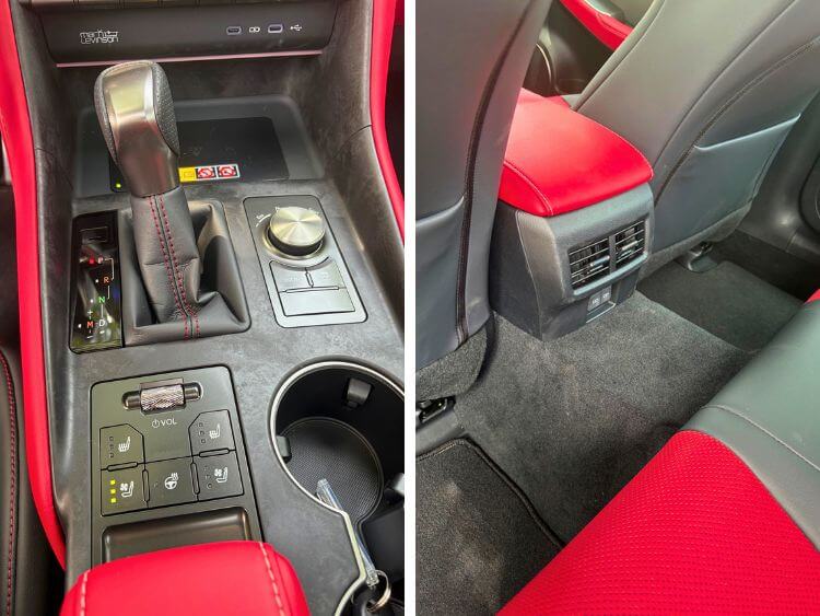 2026 Lexus IS 350 F Sport-center-console