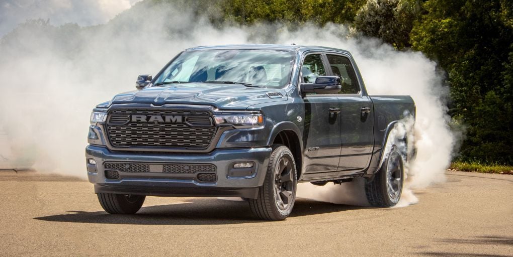 2026 Ram 1500 Big Horn 5.7-liter HEMI® V-8 eTorque. Credit: Stellantis.
