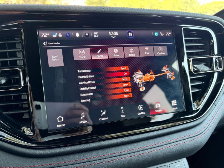 2026-Dodge-Durango-RT-Launch-sport-mode-settings