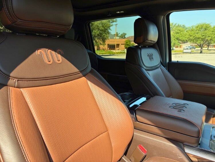 2026-Ford-F-150 King Ranch PowerBoost Hybrid-passenger-seat-carpro