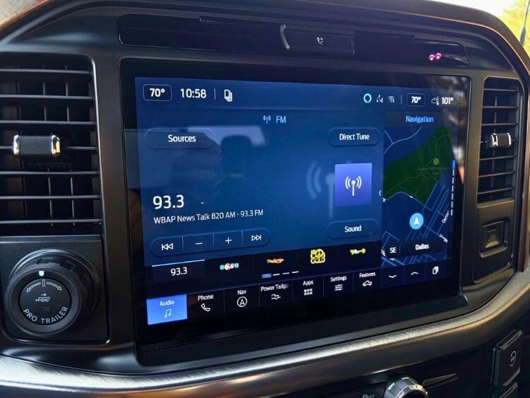 2026-Ford-F-150 King Ranch PowerBoost Hybrid-radio-carpro
