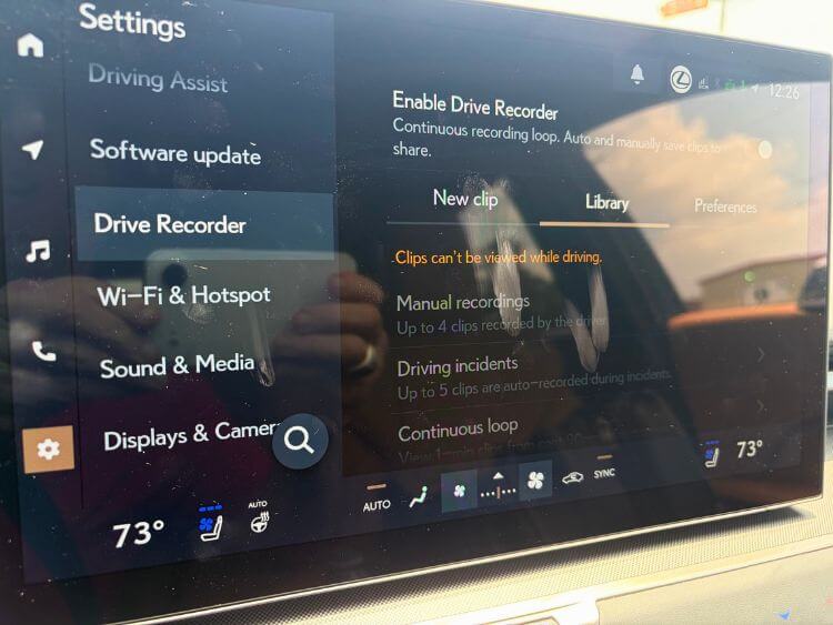 2026-lexus-es-350-hybrid-drive-recorder-carpro