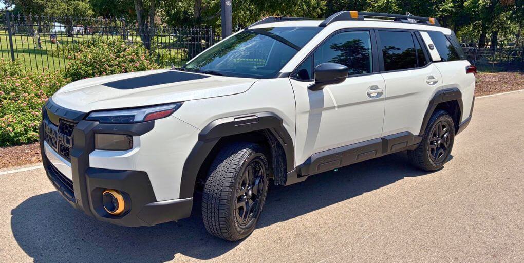 2026 Subaru Wildnerness Outback in Crystal White Pearl. CarPro.