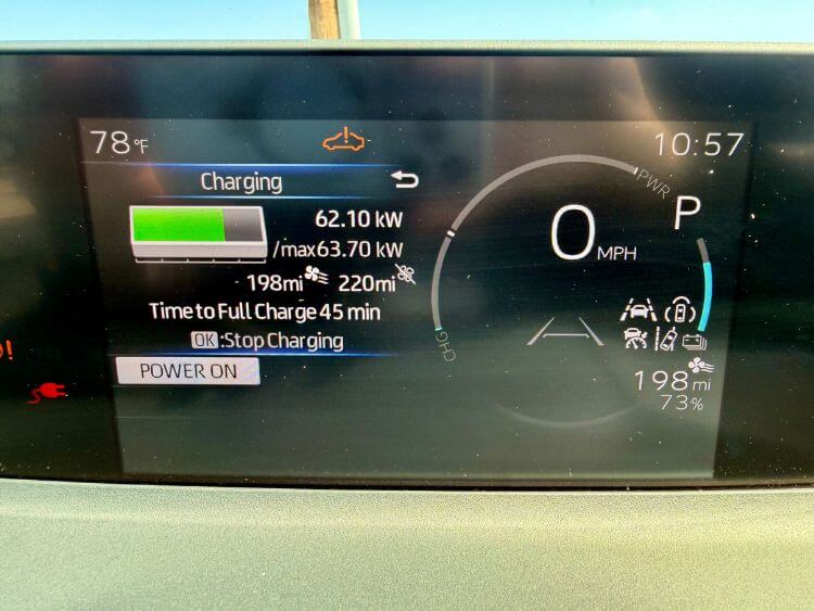 2026-toyota-bz-xle-plus-tesla-charging-driver-display-carpro.