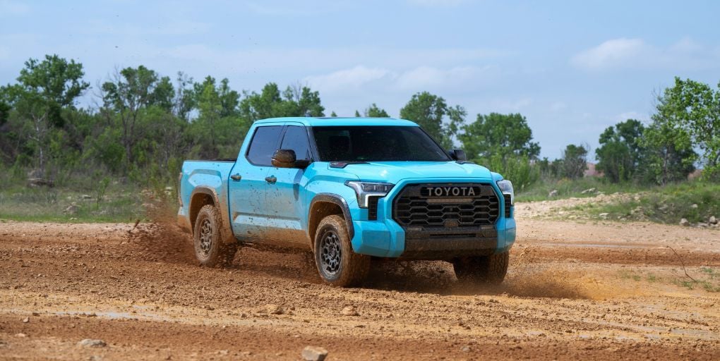2026 Toyota Tundra TRD Pro in Wave Maker. Credit: Toyota.