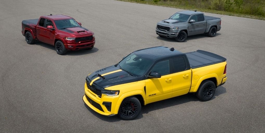 2027 Ram 1500 Bumble Bee lineup. Credit: Stellantis.
