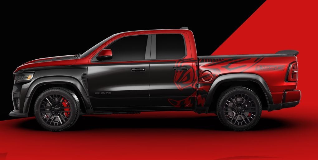 2027 Ram 1500 Rumble Bee. Photo: Stellantis.