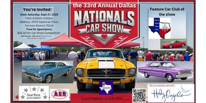 The Sam Pack Classic Car Show Is Coming Up! Mark Your Calendars!
