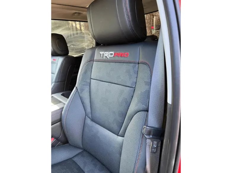 Driver Seat Interior 2022 Toyota Tundra TRD Pro i-FORCE MAX Hybrid Orange