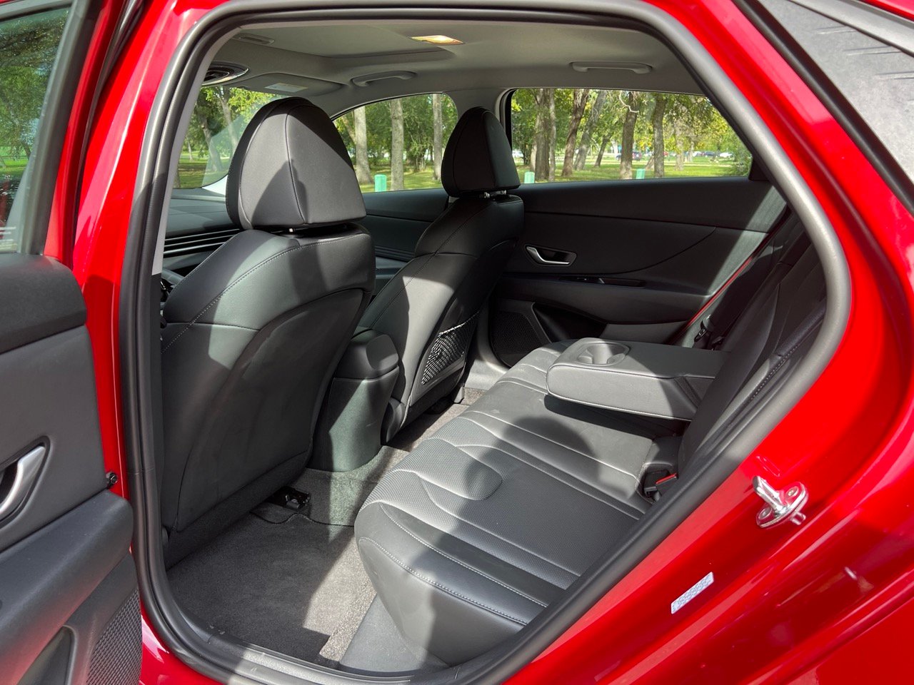 2023 Hyundai Elantra Limited Rear Seats