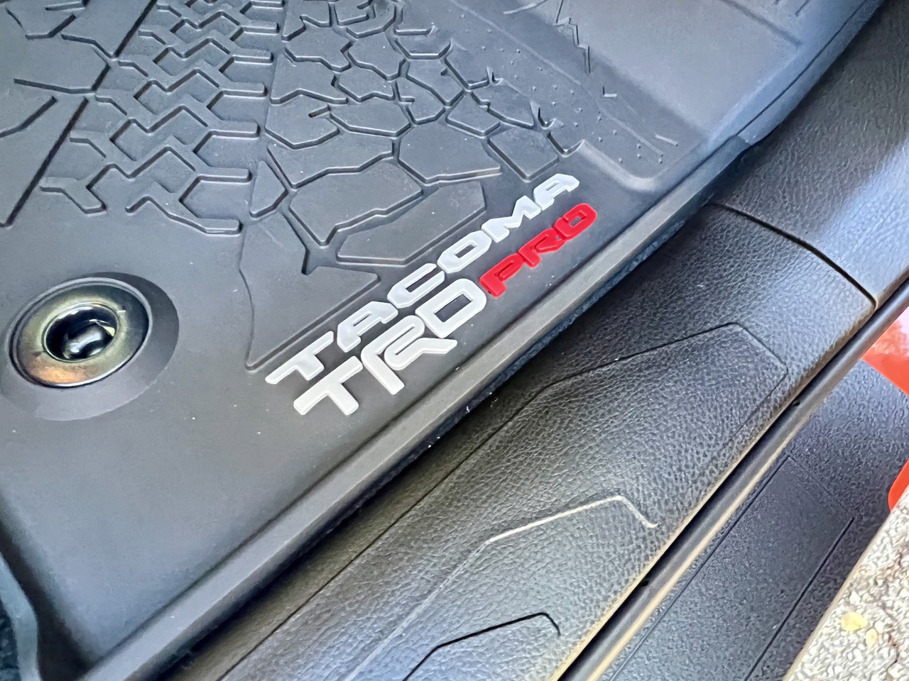 thumbnail image 2 of OEM Toyota PT948-35220-03 TRD Pro Bedside Letter Inserts For 2022-2023 Tacoma – Black & Red (Pair) 2 of 6