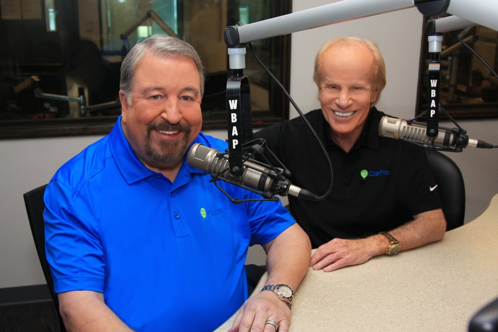 The CarPro Show's Jerry Reynolds and Kevin McCarthy. 