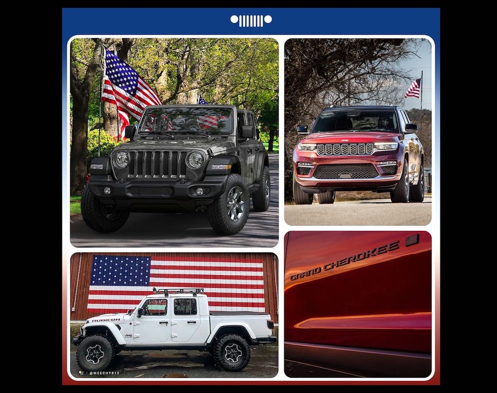Jeep most patriotic brand