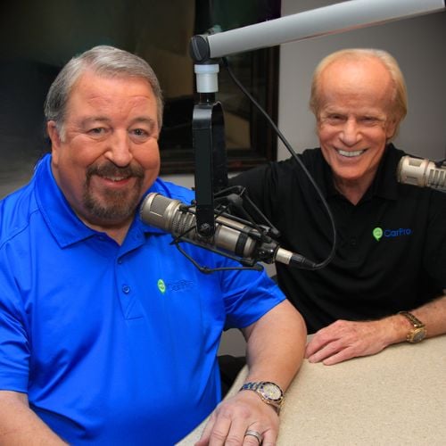 Jerry Reynolds and Kevin McCarthy hosts of The Car Pro Show