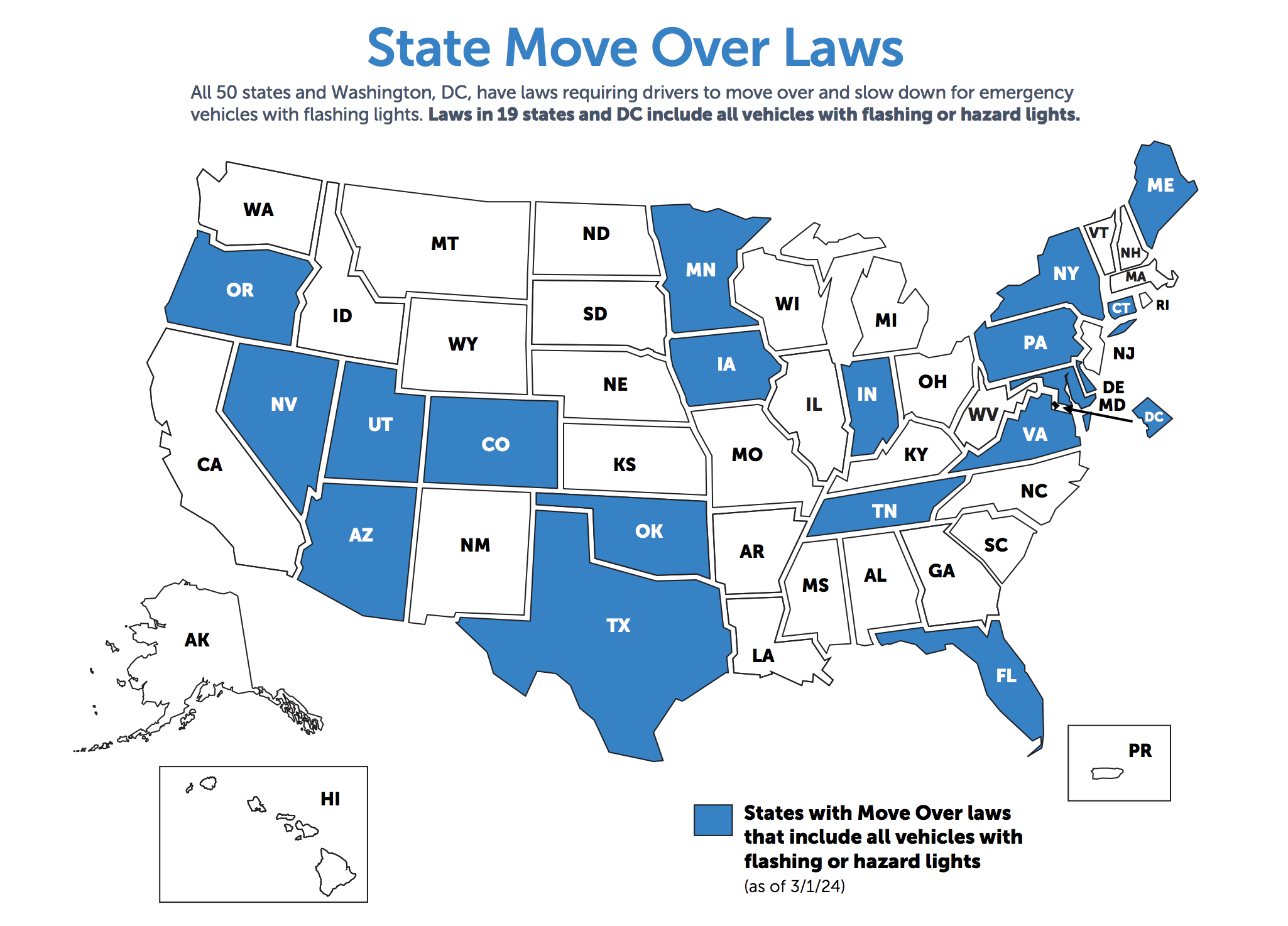 State Move Over Laws -nhtsa