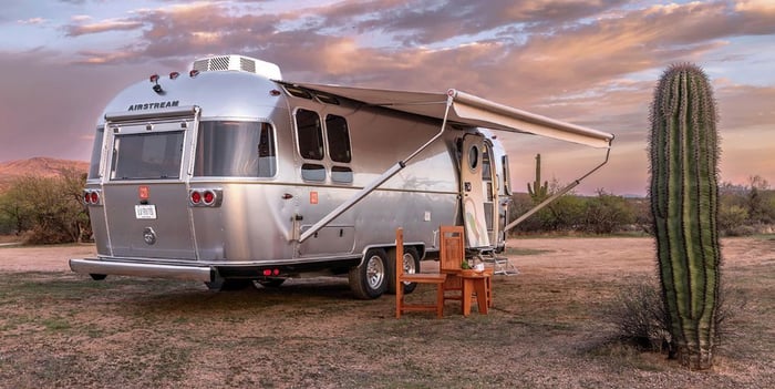 Limited Edition Frank Lloyd Wright Airstream Travel Trailer  