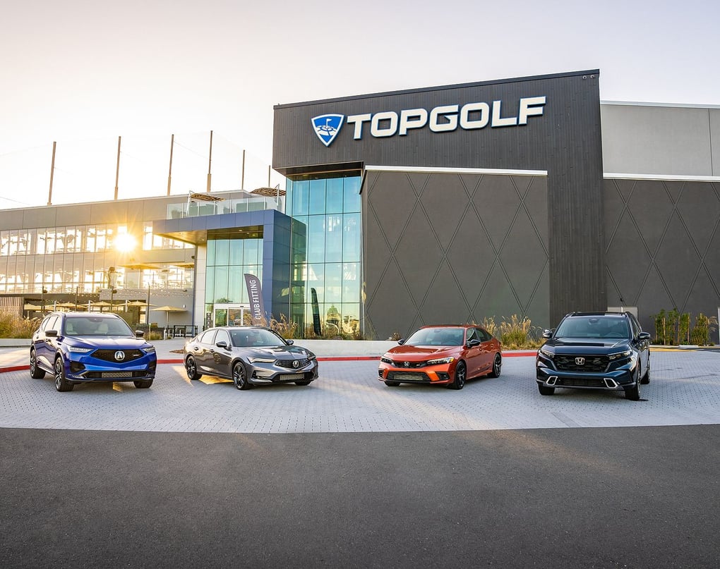 American Honda Joins Modern Golf Movement as First National Automotive Partner of Topgolf. Photo Credit: American Honda..