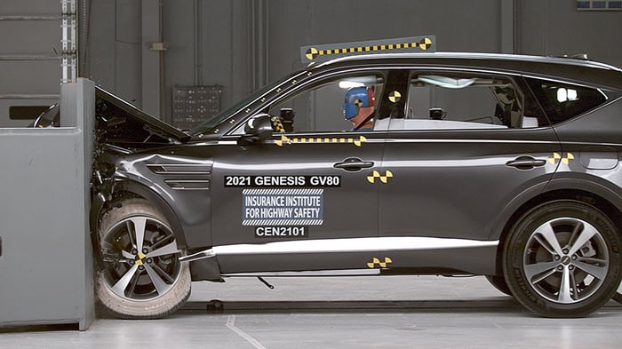 Genesis GV80 Earns Top Safety Award