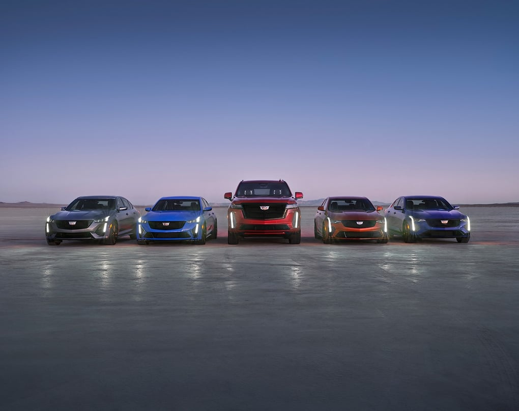 Cadillac is celebrating 20 years of the V-Series. Credit: Cadillac.