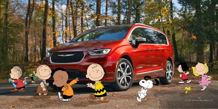 Chrysler Teams Up With Snoopy & The Gang  