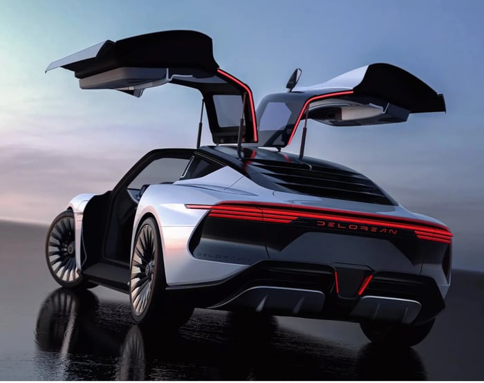 The DeLorean Alpha5 Electric Debuts