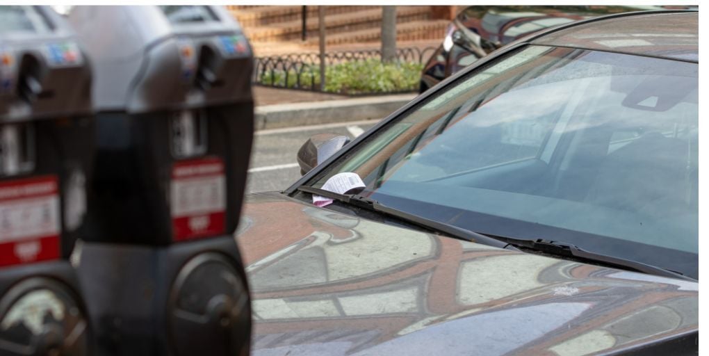 Editorial Use Only Photo:&nbsp; Parking tickets issues to vehicles in Georgetown, Washington DC, May 25, 2024. elYuni23./Shutterstock.com.